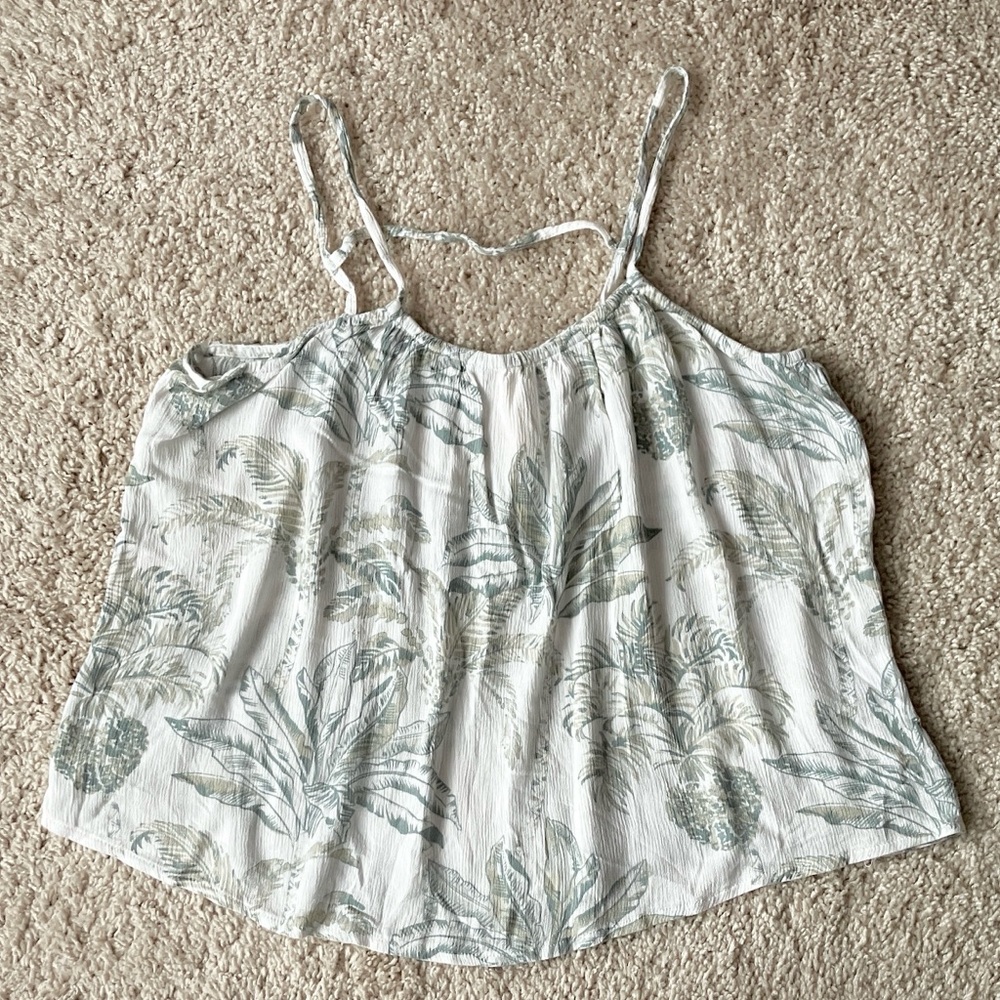 Guilty | Palm Tree Print Tank Top